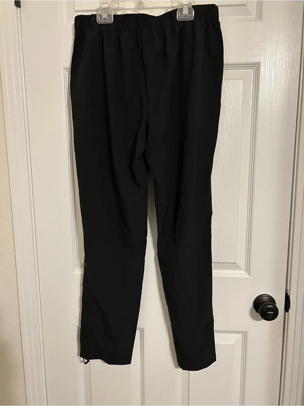 Maurices inMotion Womens Black Ruched Hem Active‎ Jogger Pants Large